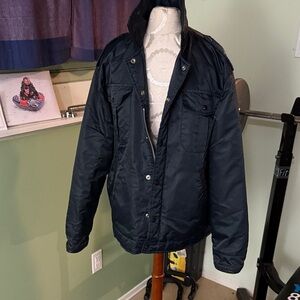 Vintage Navy Blue Jacket, police